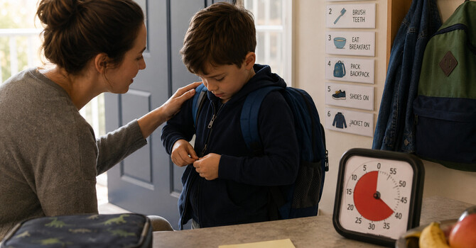 How Do I Help My Child With ADHD Actually Get Out The Door In The Morning?
